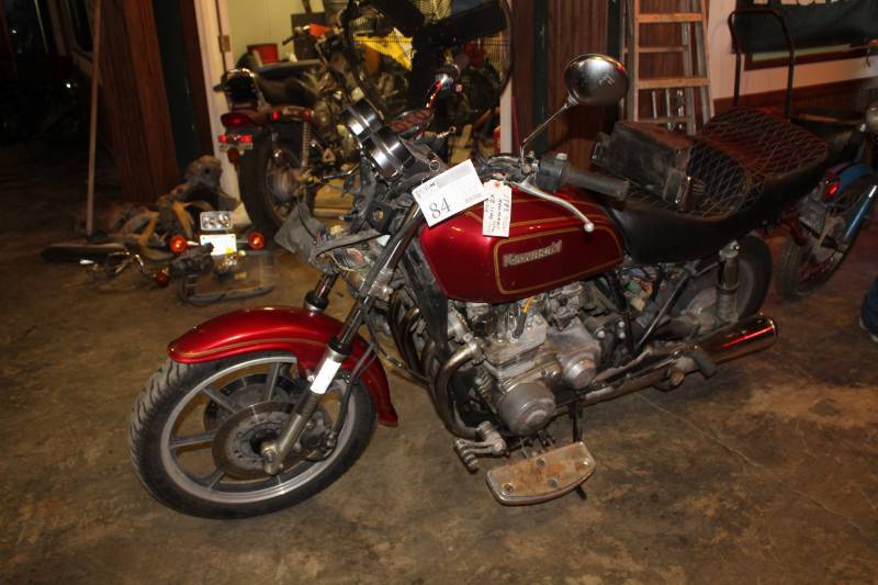 lot 84 image: 1982 Kawasaki KZ 1100 Motorcycle