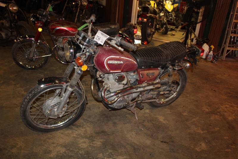 lot 256 image: 1972 Honda CL 350 Motorcycle