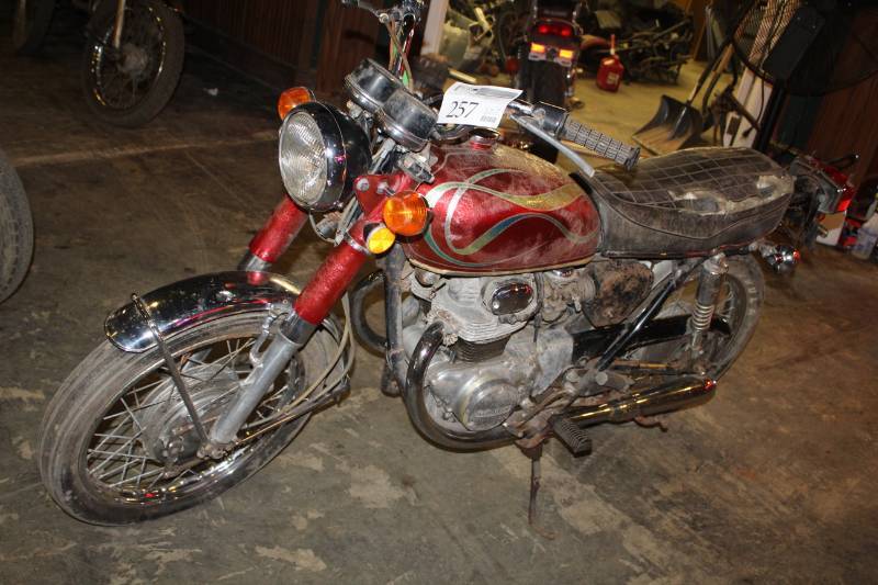 lot 257 image: 1971 Honda CB 350 Motorcycle