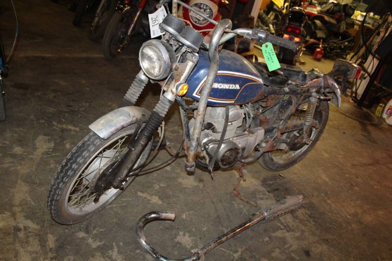 lot 261 image: 1972 Honda CL 175 Motorcycle