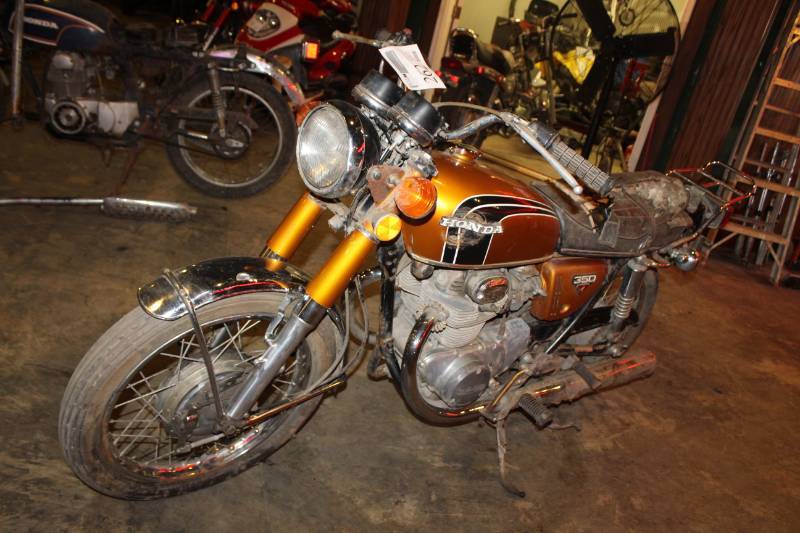 lot 262 image: 1974 Honda CB 350 Motorcycle