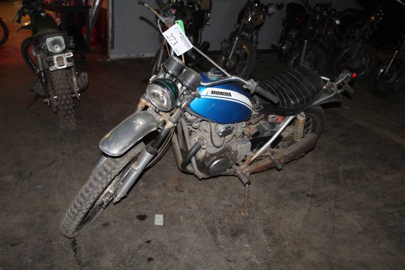 lot 273 image: 1971 Honda SL 350 Motorcycle