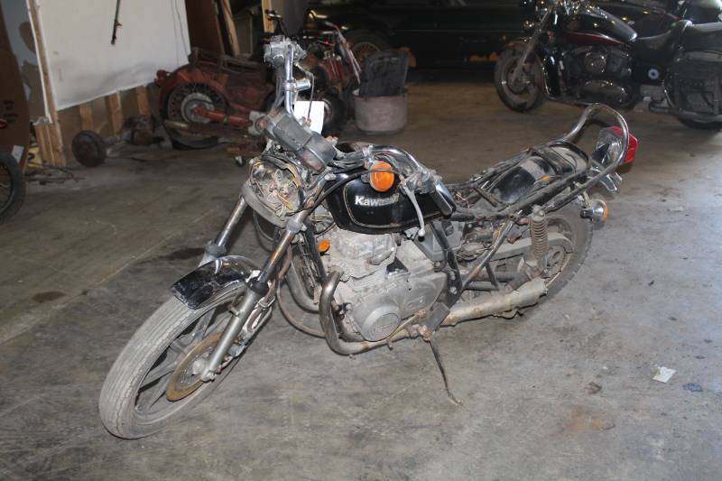 lot 282 image: 1981 Kawasaki 440 A Chain Motorcycle