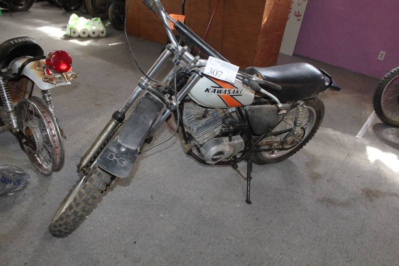 lot 307 image: 1975 Kawasaki KD 175 Motorcycle