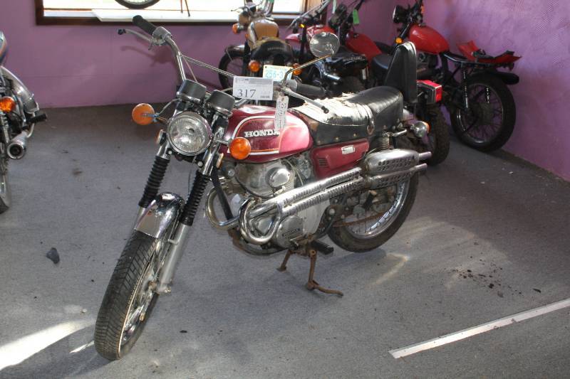 lot 317 image: 1972 Honda CL 175 Motorcycle