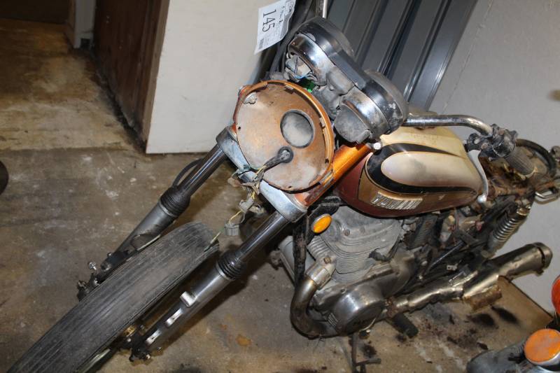 lot 145 image: 1972 Yamaha XS 750 Motorcycle