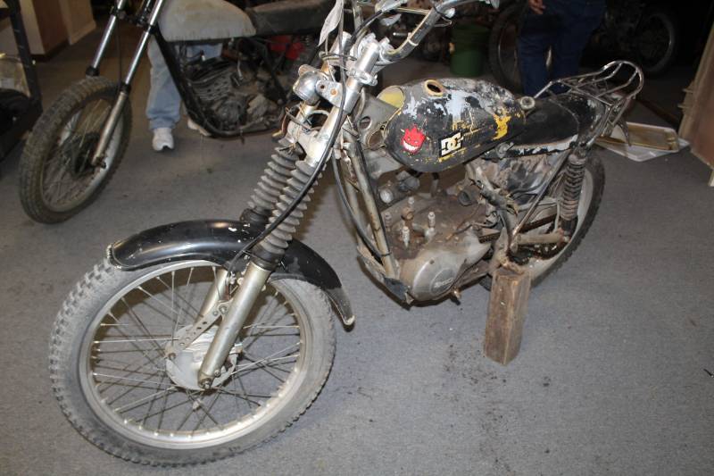 lot 398 image: 1974 Yamaha TY 250 Trials Motorcycle