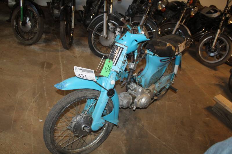lot 431 image: 1980 Honda C 70 Motorcycle