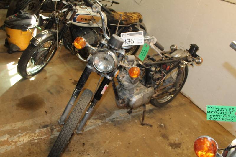 lot 436 image: 1972 Honda CB 100 Motorcycle