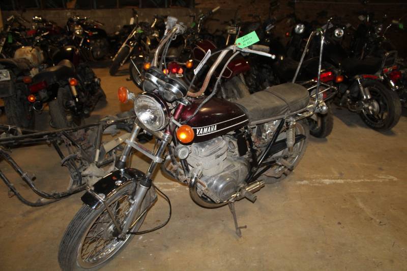 lot 454 image: 1973 Yamaha XS 750 Motorcycle