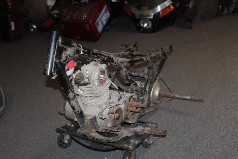 lot 492 image: Honda 3-wheeler ATV Frame