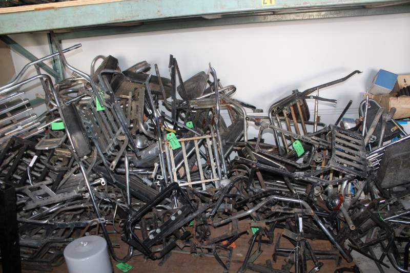 lot 506 image: Vintage Backrests and Faring Mounts