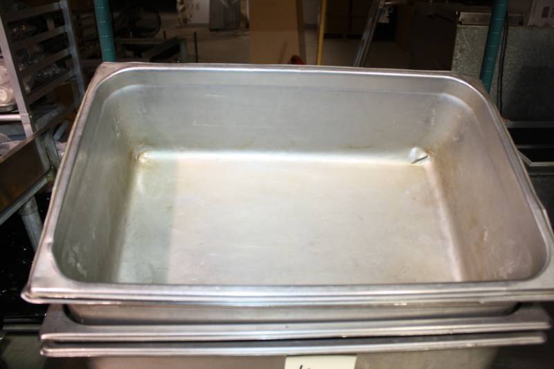 lot 169 image: Full Size Steam Table inserts6 Deep