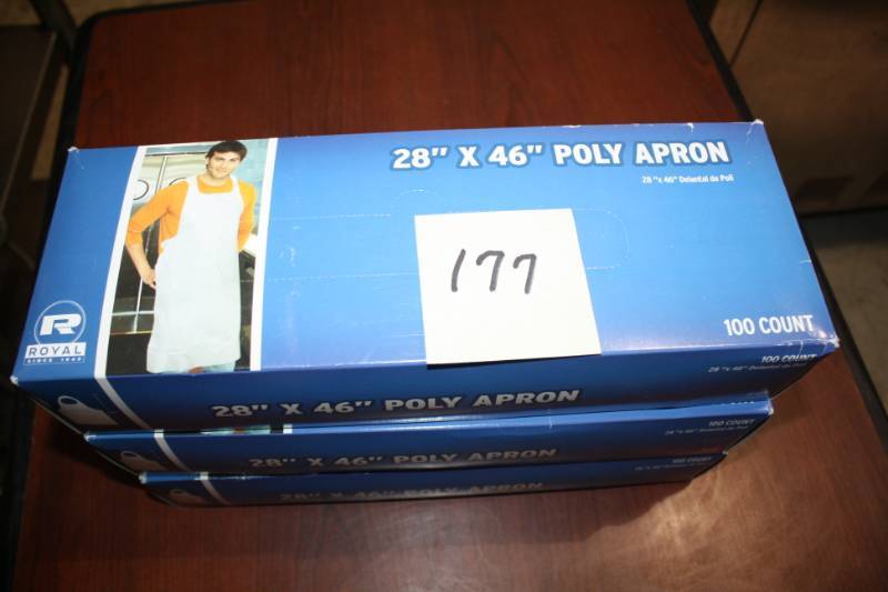 lot 177 image: Poly Aprons