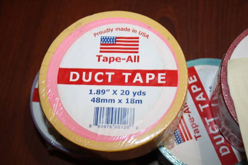 lot 201 image: Assorted Colored Duct Tape