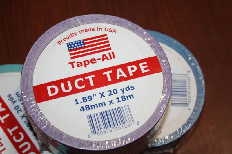 lot 202 image: Assorted Colored Duct Tape