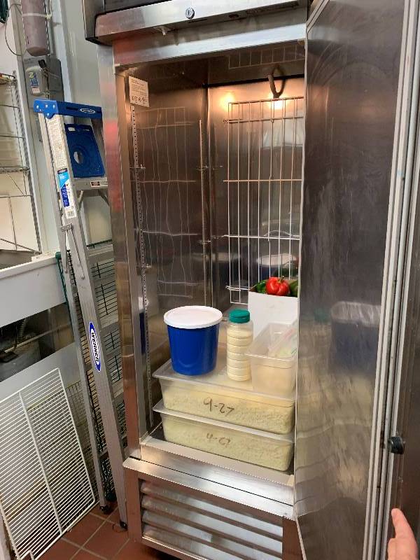 lot 12 image: Norlake, AdvantagEdge, Mod #R23-S, single door commercial refrigerator, NSF-7, caster mounted, 115 volts, 7.5 amps, 24x31x84H,with Shelves-Runs Cools