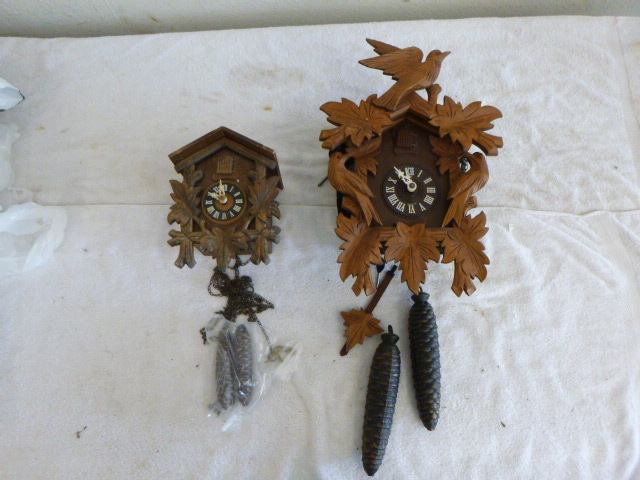 lot 13 image: 2 Cuckoo Clocks
