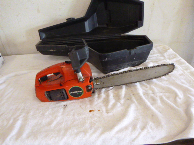 lot 34 image: Craftsman Chain Saw