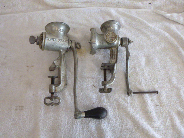 lot 74 image: 2 Meat Grinders