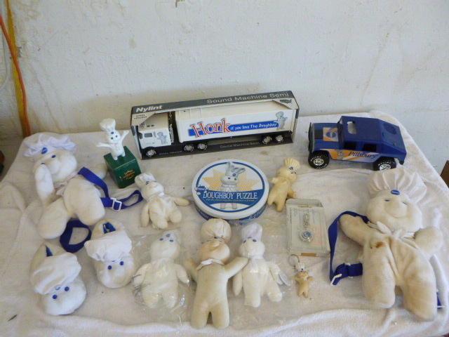 lot 90 image: Pillsbury Doughboy Collectibles