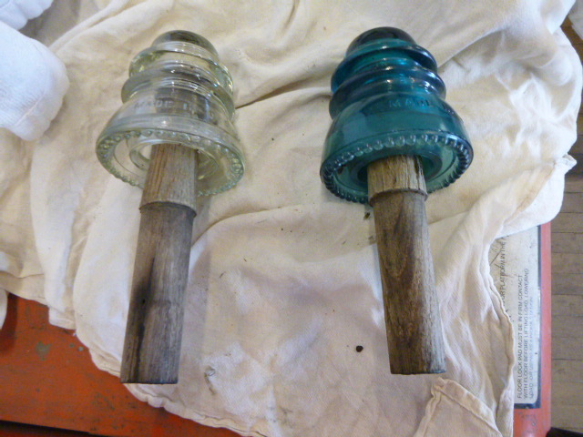 lot 111 image: 2 Vintage Insulators