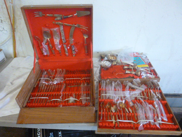 lot 118 image: Frank Jewellers No. 1 Silverware Set in Case