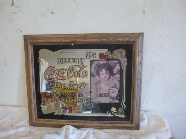 lot 120 image: Coca-Cola Mirror