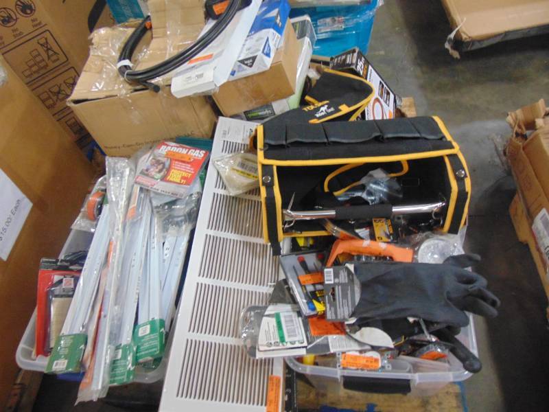 lot 309 image: WHOLESALE MIXED PALLET OF RETURNS - CONTRACTOR PALLET