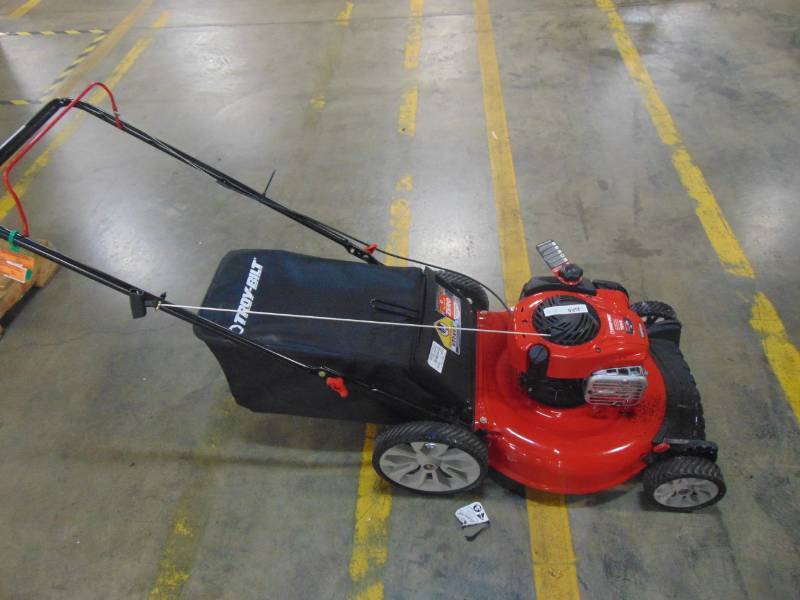 lot 331 image: Troy-bilt 21 in. 140 cc 550ex Series Briggs & Stratton Gas Walk Behind Push Mower with 2-in-1 cutting TriAction Cutting System