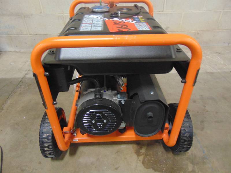 lot 336 image: Generac 5,500-Watt Gasoline Powered Portable Generator 5939