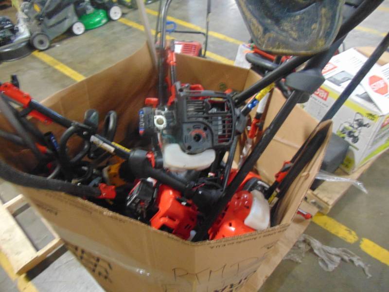 lot 350 image: WHOLESALE MIXED PALLET OF RETURNS - OUTDOOR POWERTRIMMER PALLET
