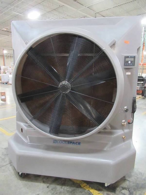 lot 77 image: Cool Space BLIZZARD-50 26485 CFM 12-Speed Portable Evaporative Cooler for 6500 sq. ft., CS6-50-VD