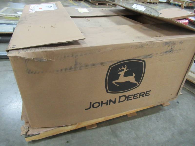 lot 80 image: John Deere 2 Bag Bagger System for Ztrak Z300 Series Mowers, BG20755. 6.5 Bushels