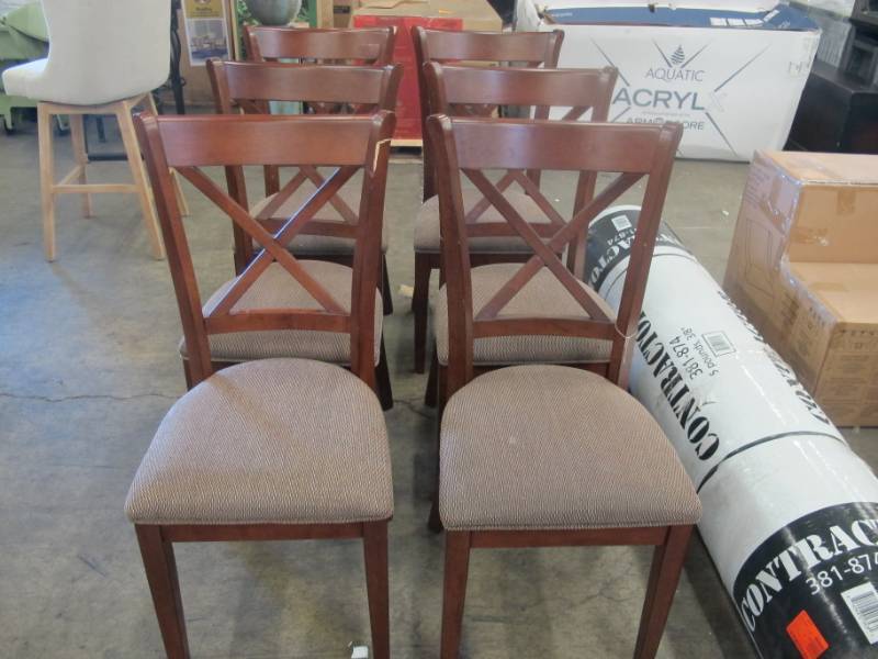 lot 17 image: 6 pack of Dining Room Chairs - Various conditions
