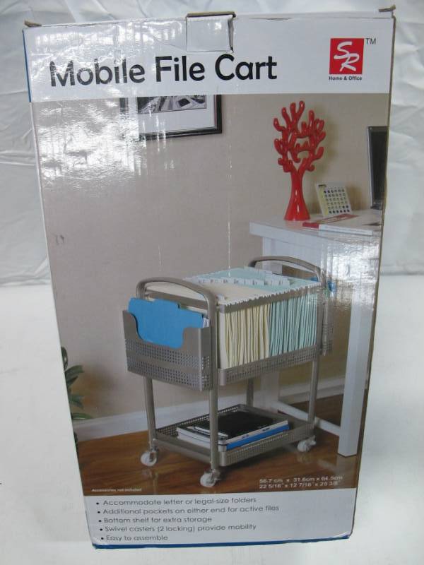 lot 76 image: Sunrising International Mobile File Cart