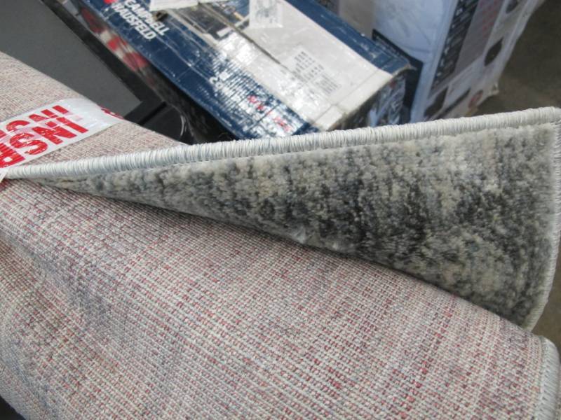 lot 3 image: Unique Loom Berkshire Rockwell Area Rug - Gray - 5 ft x 8 ft