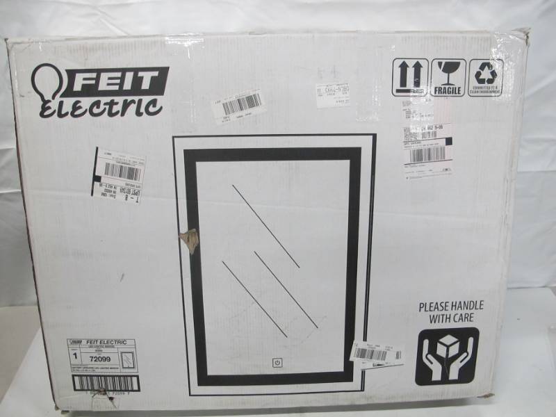 lot 77 image: Feit Battery Powered LED Mirror 24 X 32