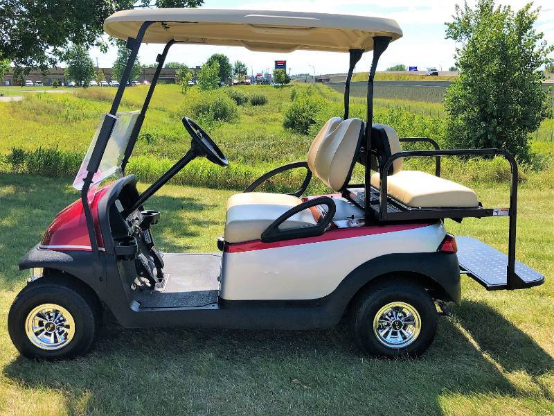 2014 Silver and Ruby Club Car Golf Cart