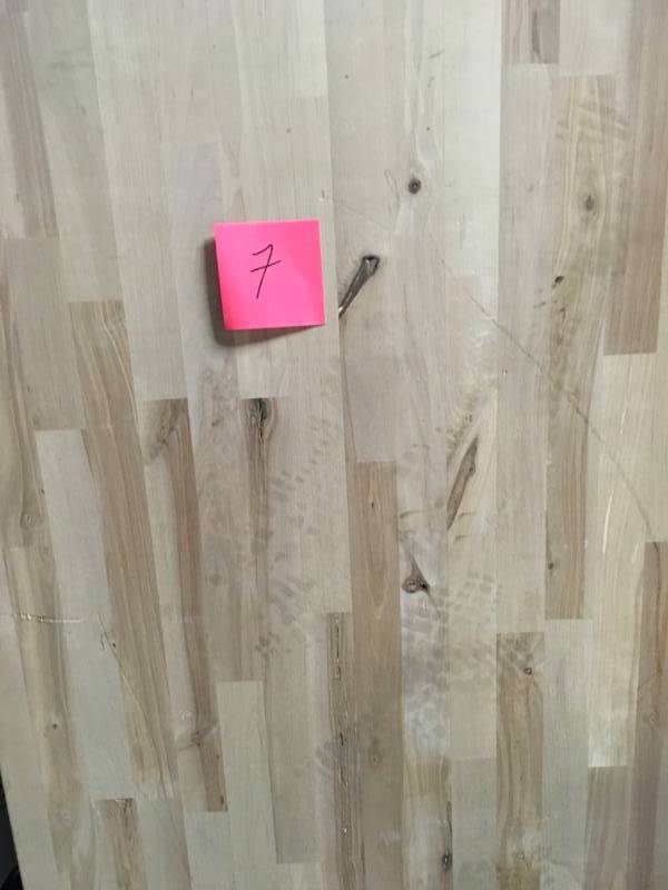 lot 7 image: Hardwood Reflections 4 ft. 2 in. L x 2 ft. 1 in. D x 1.5 in. T Butcher Block Countertop in Unfinished Birch not used