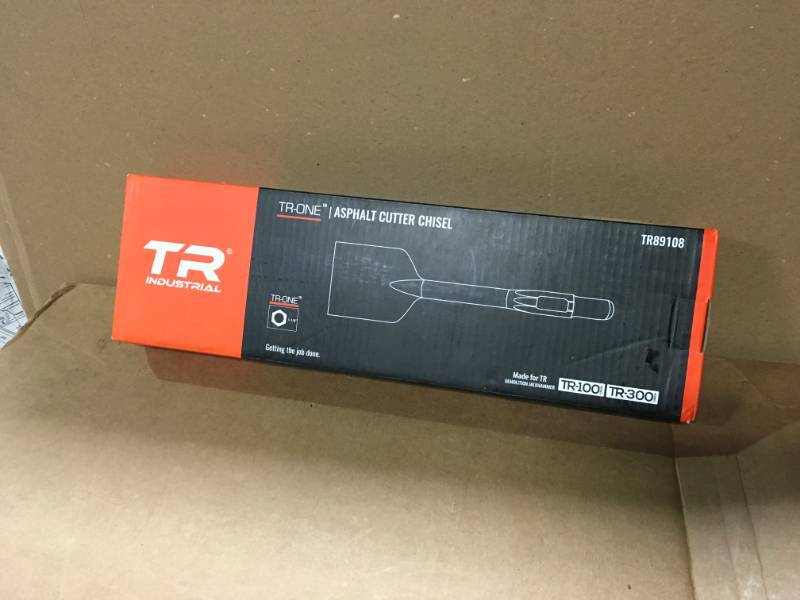 lot 53 image: TR Industrial 4-34 in. Asphalt Cutter Chisel for TR-100 and TR-300 Series Demolition Hammers