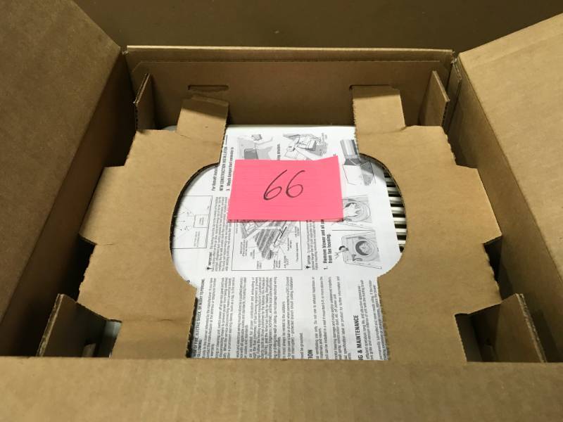 lot 66 image: NuTone InVent Series 110 CFM WallCeiling Installation Bathroom Exhaust Fan, ENERGY STAR in good condition