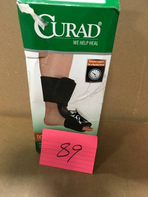 lot 89 image: Curad Universal Dorsal Night Splint not used