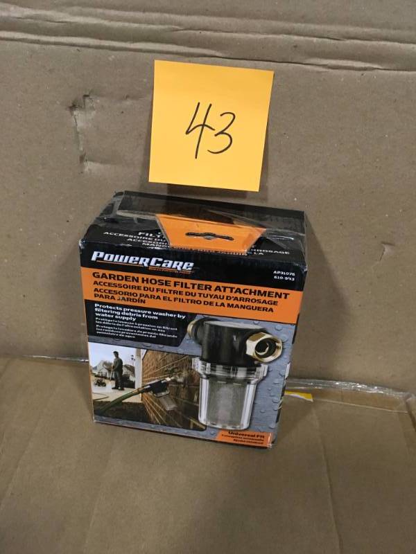 lot 43 image: Power Care Garden Hose Filter Attachment in good condition