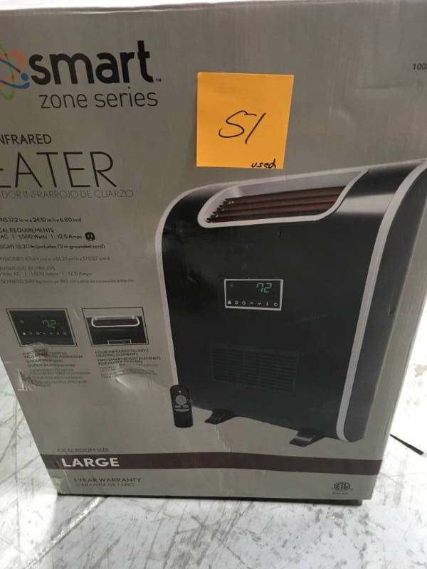 lot 51 image: Life Smart MCHT1141US 6-Element Heater Unit in good condition