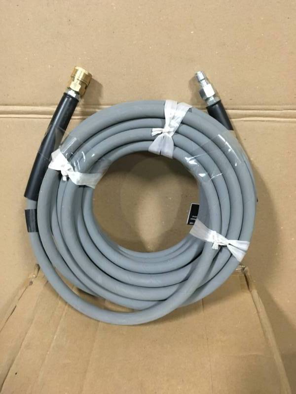 lot 64 image: Cat Pumps 38 in. x 50 ft. Pressure Washer Hose in good condition