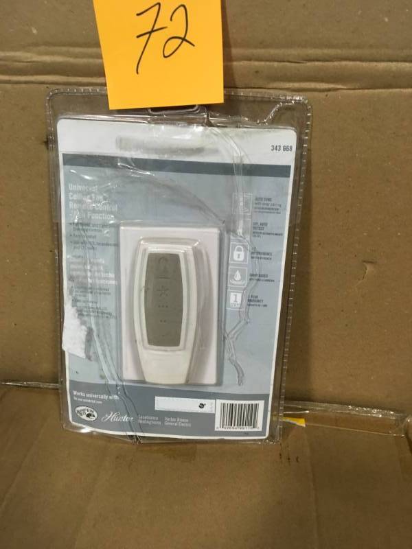 lot 72 image: Universal 3-Speed Ceiling Fan Control in good condition