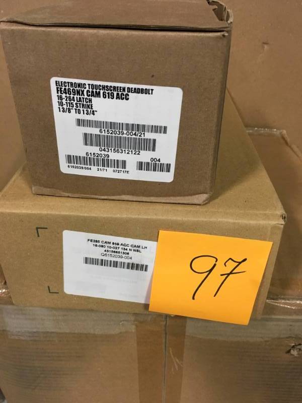 lot 97 image: Schlage FE469NX ACC 619 CAM LH Connect Camelot Touchscreen Deadbolt in good condition