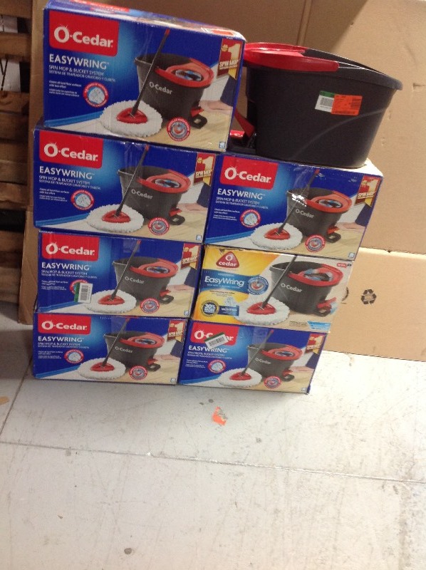 lot 125 image: WHOLESALE MIXED PALLET OF RETURNS mops   all mix conditions not  inspected