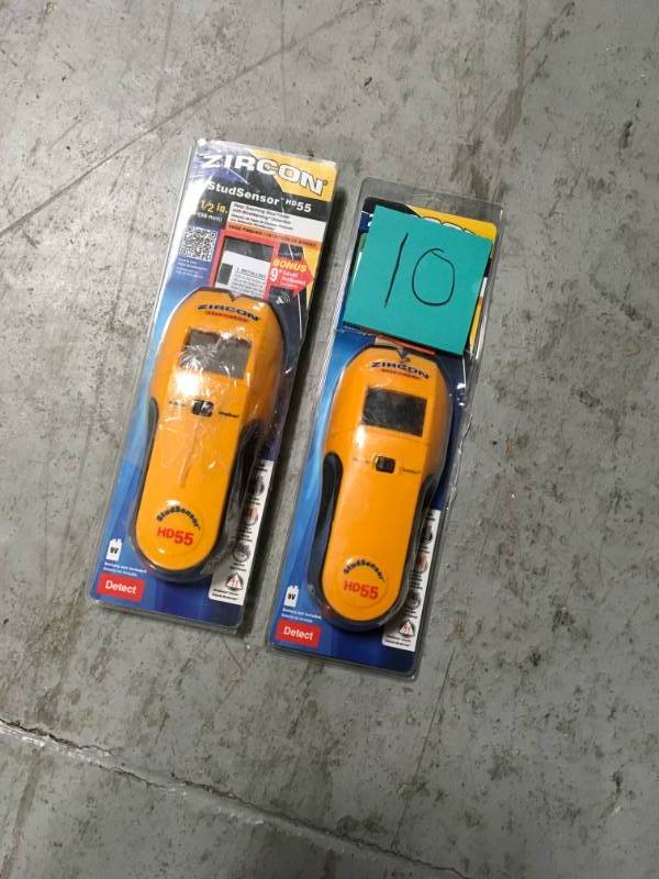 lot 10 image: Zircon StudSensor HD55 Stud Finder in good conditions